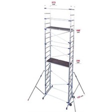 Trabattello in alluminio Pinna